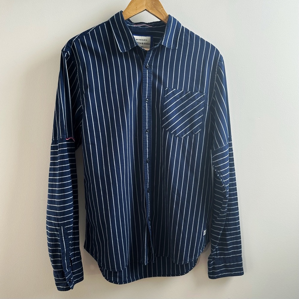 Scotch & Soda Men’s Casual Button Down Shirt
